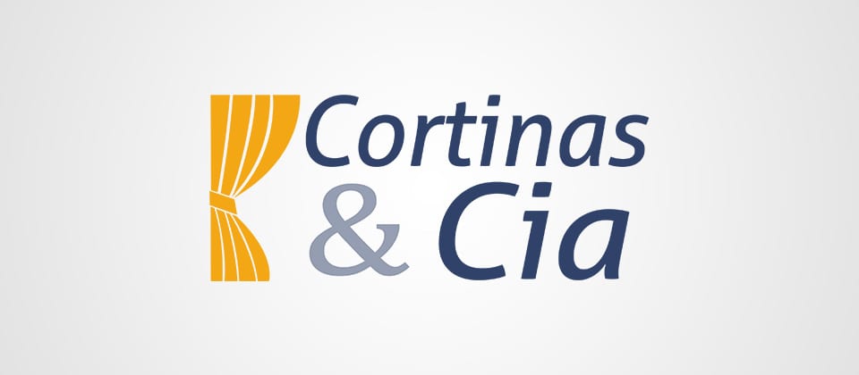criação de logo Cortinas & Cia