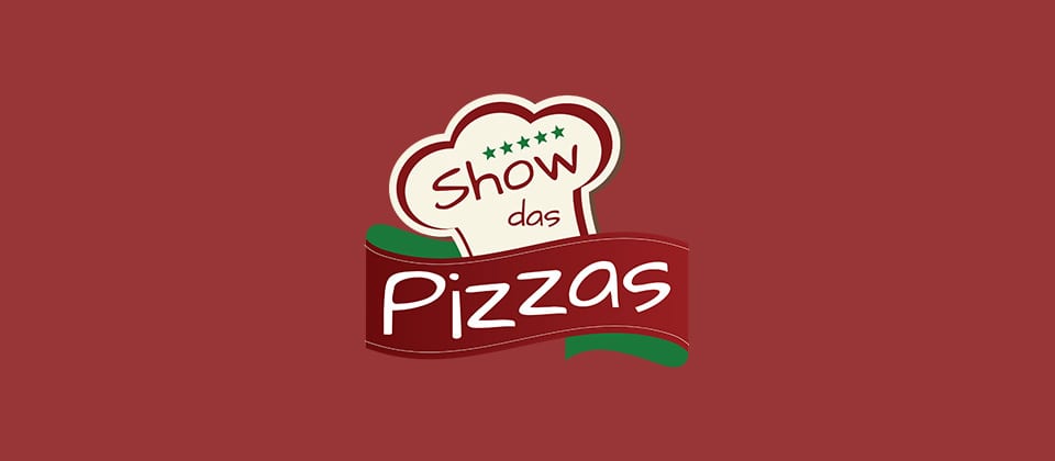 criação de logo Show das Pizzas